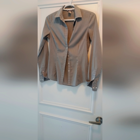 H & M Grey Dress Shirt - Picture 1 of 7